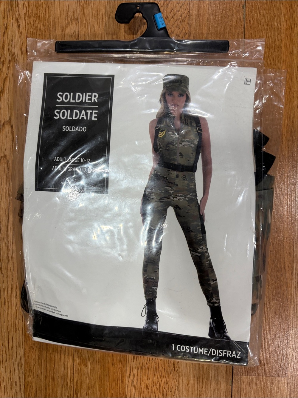 Soldier Camo Jumpsuit - Women's Green Military Costume